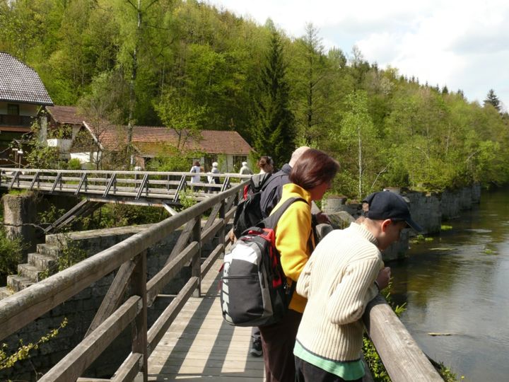 Auf der Triftsperre