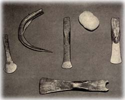 Bronzewerkzeuge aus der späten Jungsteinzeit - (Lk Cham)