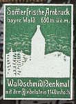 frühe Fremdenverkehrswerbung - Arnbruck