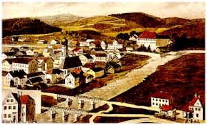 Eisenbahnbrücke bei Miltach - 1910 © Archiv Graßl, Viechtach
